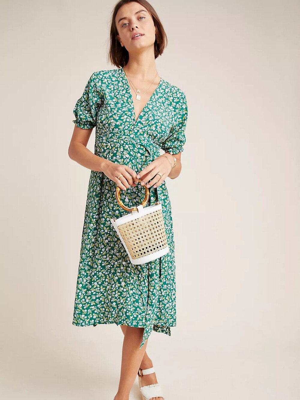 Faithful The Brand Farah Midi Dress XS